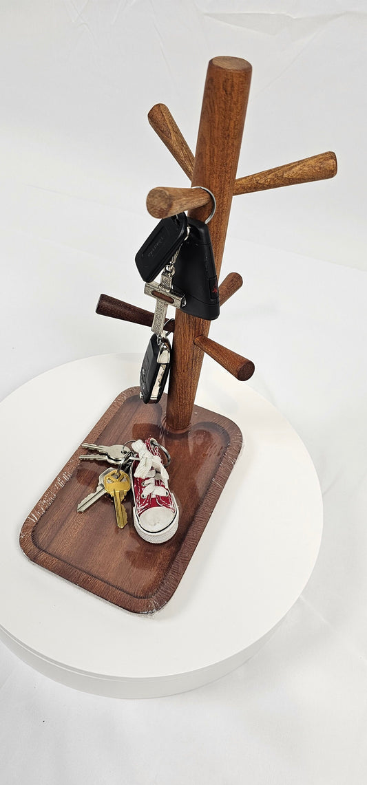 Sandal Wood Jewelry and Key Holder