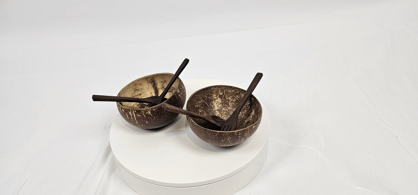 Organic Coconut Bowl Set