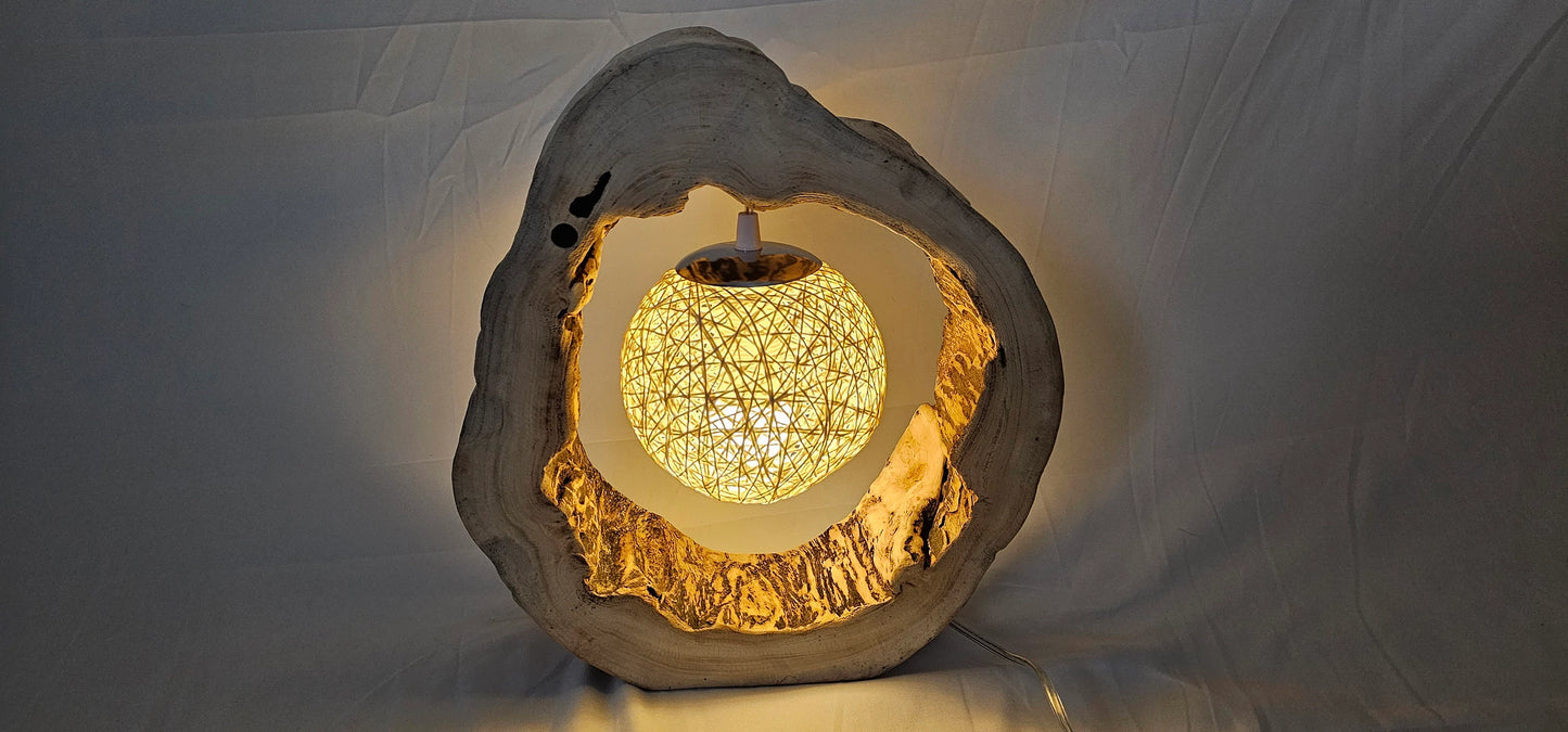 Cedar Trunk Lamp