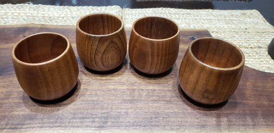 Wooden Cup Set