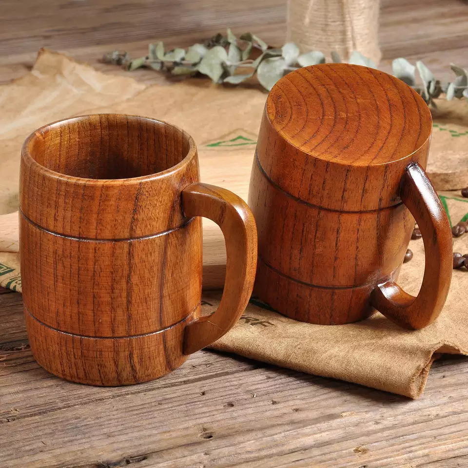 Handcrafted Wooden Coffee Mug